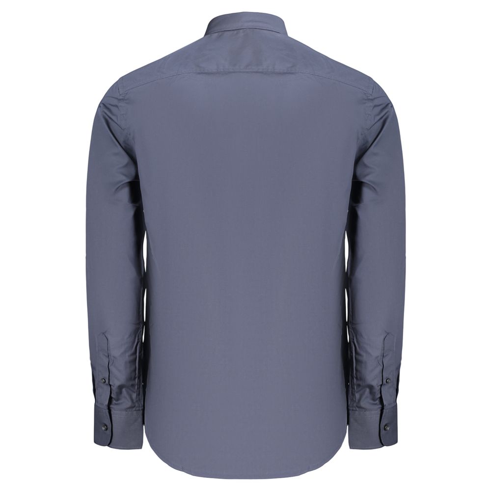 Dress Shirt by U.S. Grand Polo for men in cotton blue & signature showcases a sublime silhouette, artfully detailed with a sublime and for a sophisticated, sublime finish.