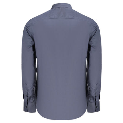 Dress Shirt by U.S. Grand Polo for men in cotton blue & signature showcases a sublime silhouette, artfully detailed with a sublime and for a sophisticated, sublime finish.