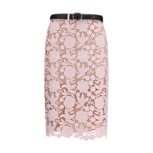 Skirt by Self-Portrait for women in polyester multicolor & floral features a contoured silhouette from the Women's Polyester Midi Skirt collection, characterized by its contoured midi for a contoured finish.