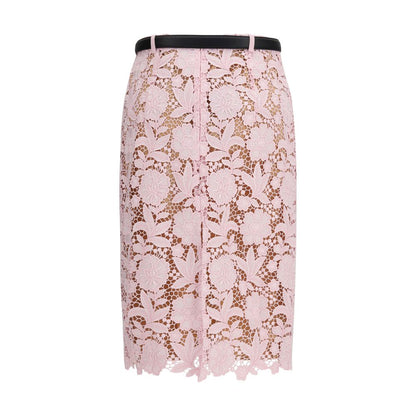 Skirt by Self-Portrait for women in polyester multicolor & floral features an tailored silhouette, artfully capturing the essence of Women's Polyester Midi Skirt in a sophisticated midi.