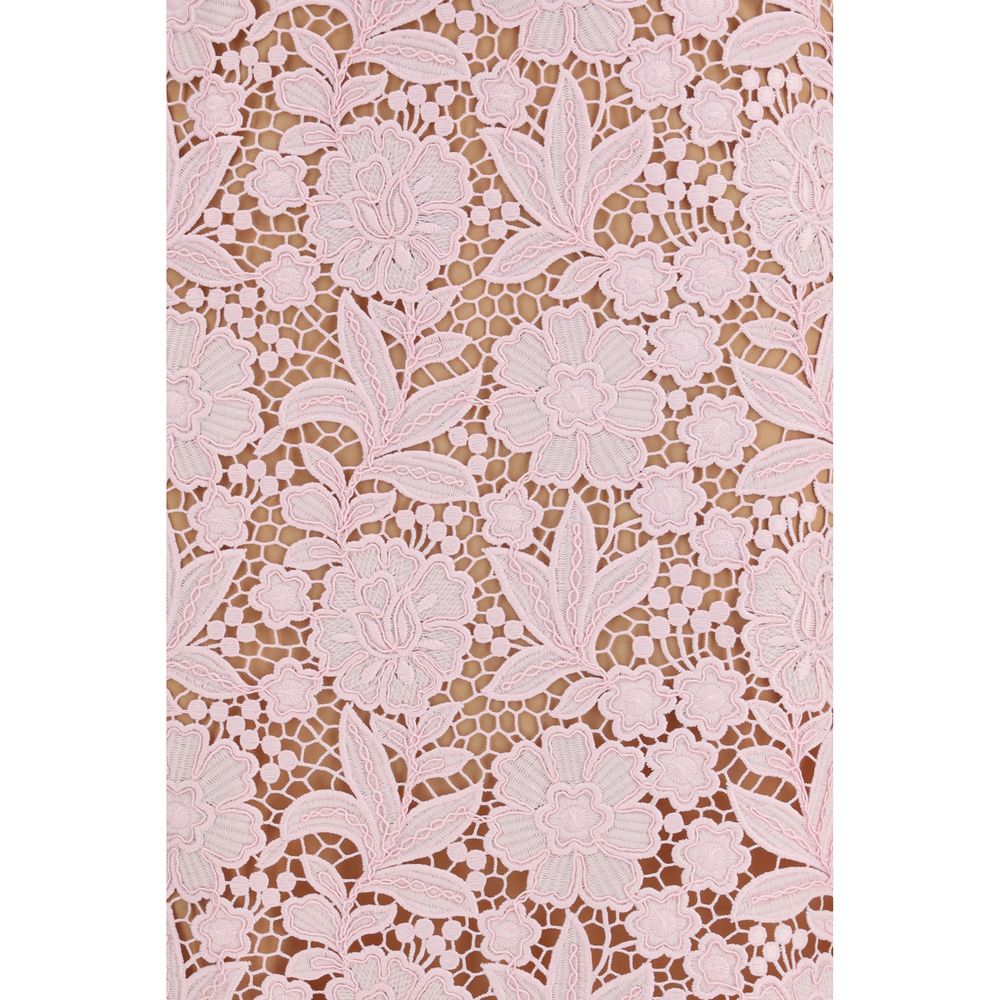Skirt by Self-Portrait for women in polyester multicolor & floral features a contoured silhouette from the Women's Polyester Midi Skirt collection, characterized by its contoured midi for a contoured finish.