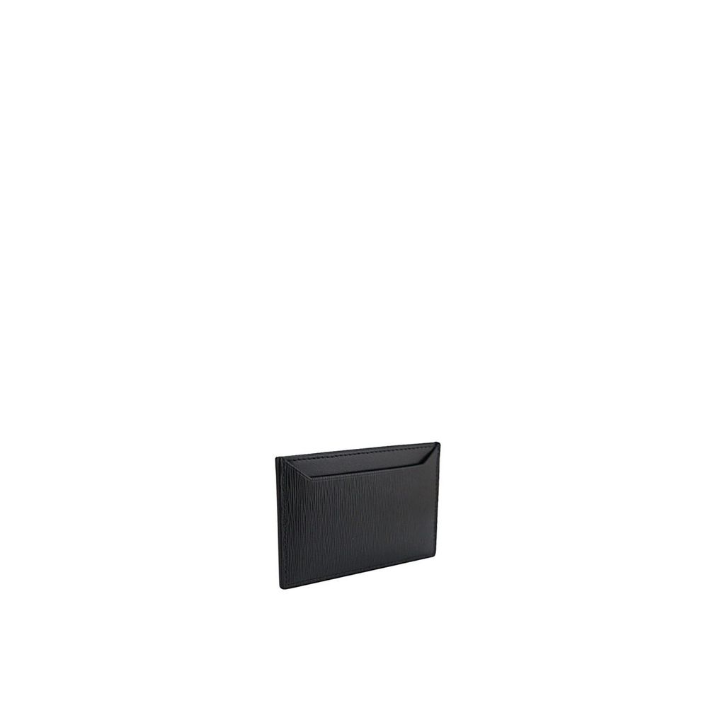 Cardholder Card Case by Prada for women in calfskin leather black features a polished Calfskin Leather Cardholder Card Case design with polished card-organization.