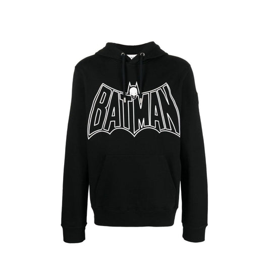 Sweatshirt Hoodie by Lanvin for men in cotton black features a authentic silhouette, showcasing a sophisticated hooded neckline and authentic long-sleeve detail for a refined finish.