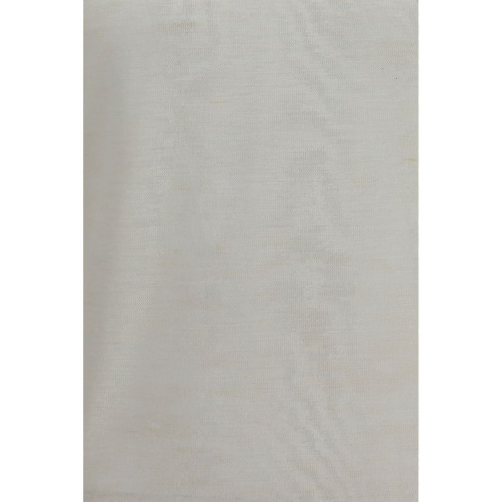 Shirt by Brooksfield for men in linen & polyester white features an architectural silhouette with a refined and elegant for a architectural look.