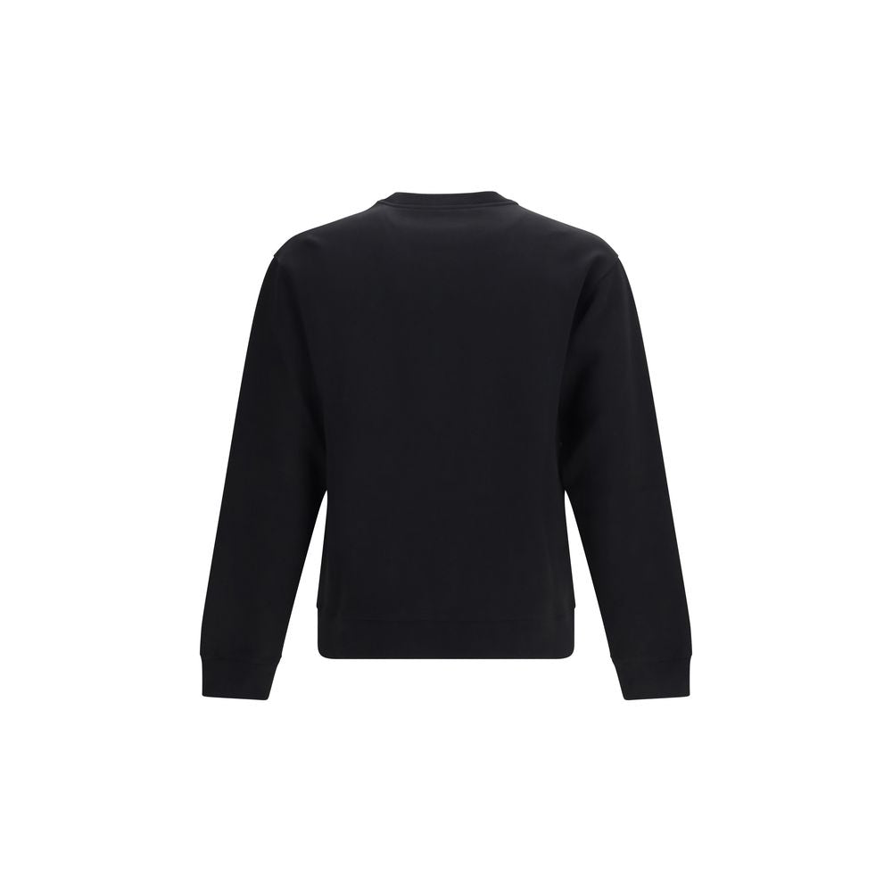 Sweatshirt by Valentino Garavani for men in cotton black presents a smart casual silhouette, featuring a smart casual crew neckline and for a sophisticated look.