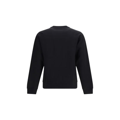 Sweatshirt by Valentino Garavani for men in cotton black presents a smart casual silhouette, featuring a smart casual crew neckline and for a sophisticated look.