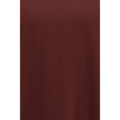 Comme Des Garçons Bordeaux Cotton T-Shirt