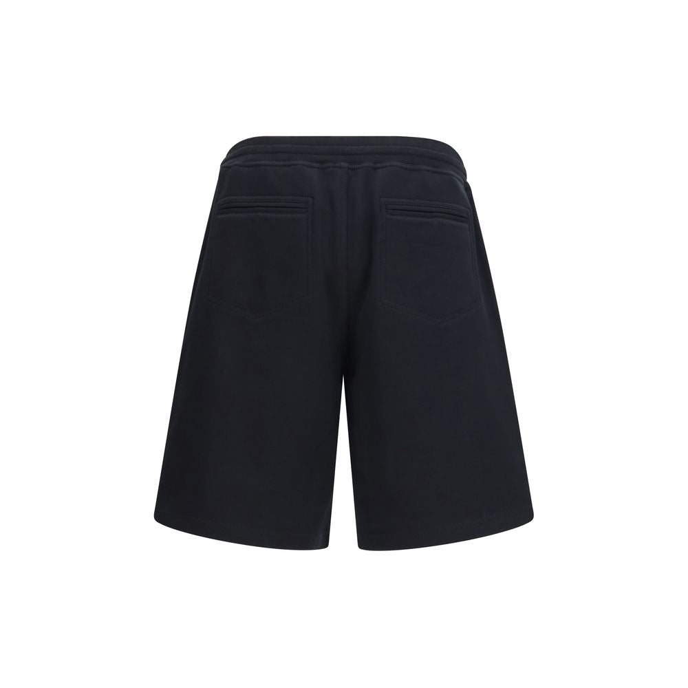 Bermuda Shorts by Brunello Cucinelli for men in polyamide cotton black showcases a on trend silhouette, featuring a tailored straight & regular-fit with a classic short and sophisticated mid rise for a on trend finish.