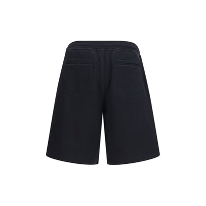 Bermuda Shorts by Brunello Cucinelli for men in polyamide cotton black showcases a on trend silhouette, featuring a tailored straight & regular-fit with a classic short and sophisticated mid rise for a on trend finish.