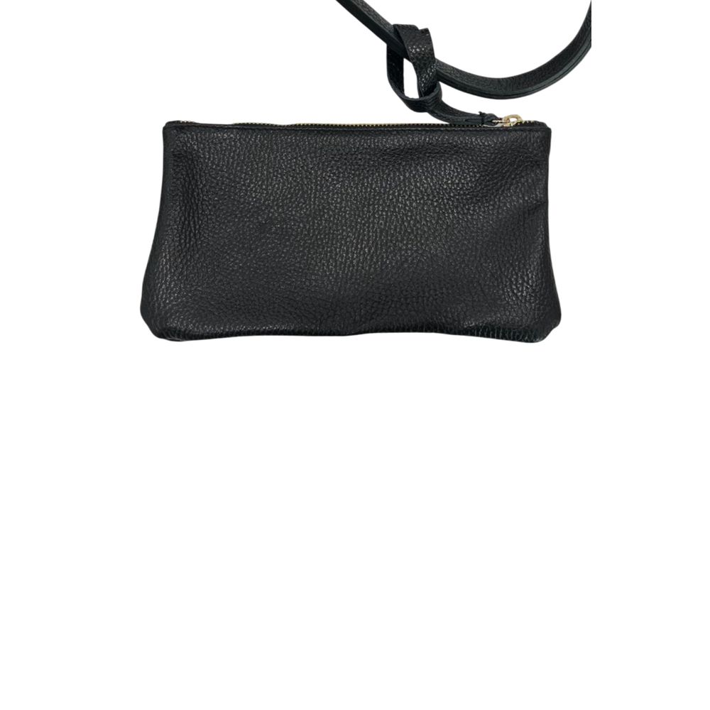 Shoulder Clutch Handbag by Baldinini Trend for women in metal black & gold features a sculptural silhouette with a secure , organized , and versatile shoulder-strap & handle for a sculptural finish.