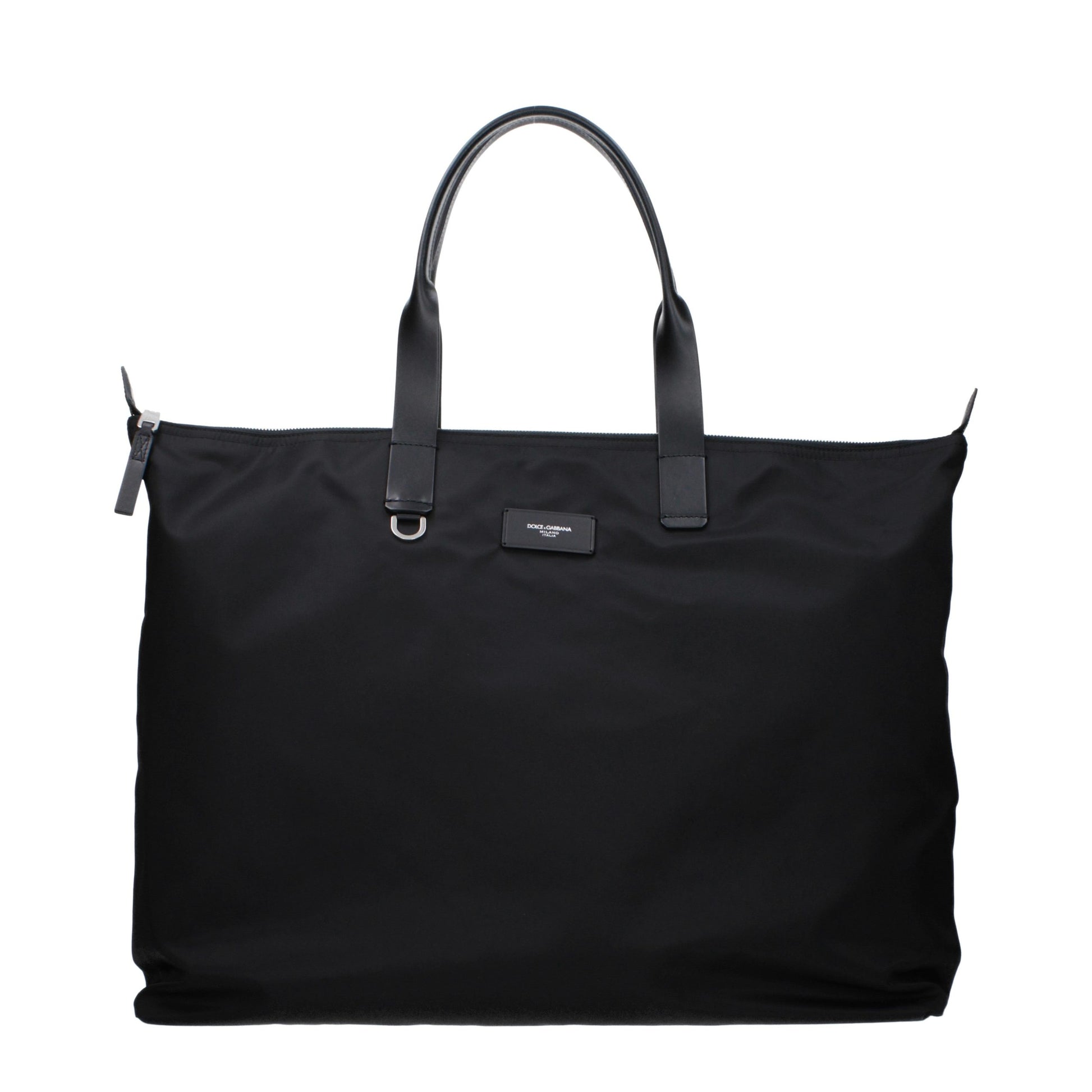 Shoulder Bag by Dolce & Gabbana for men in nylon black features an effortlessly chic silhouette with a secure , ample , and versatile shoulder-strap for effortlessly chic everyday luxury.