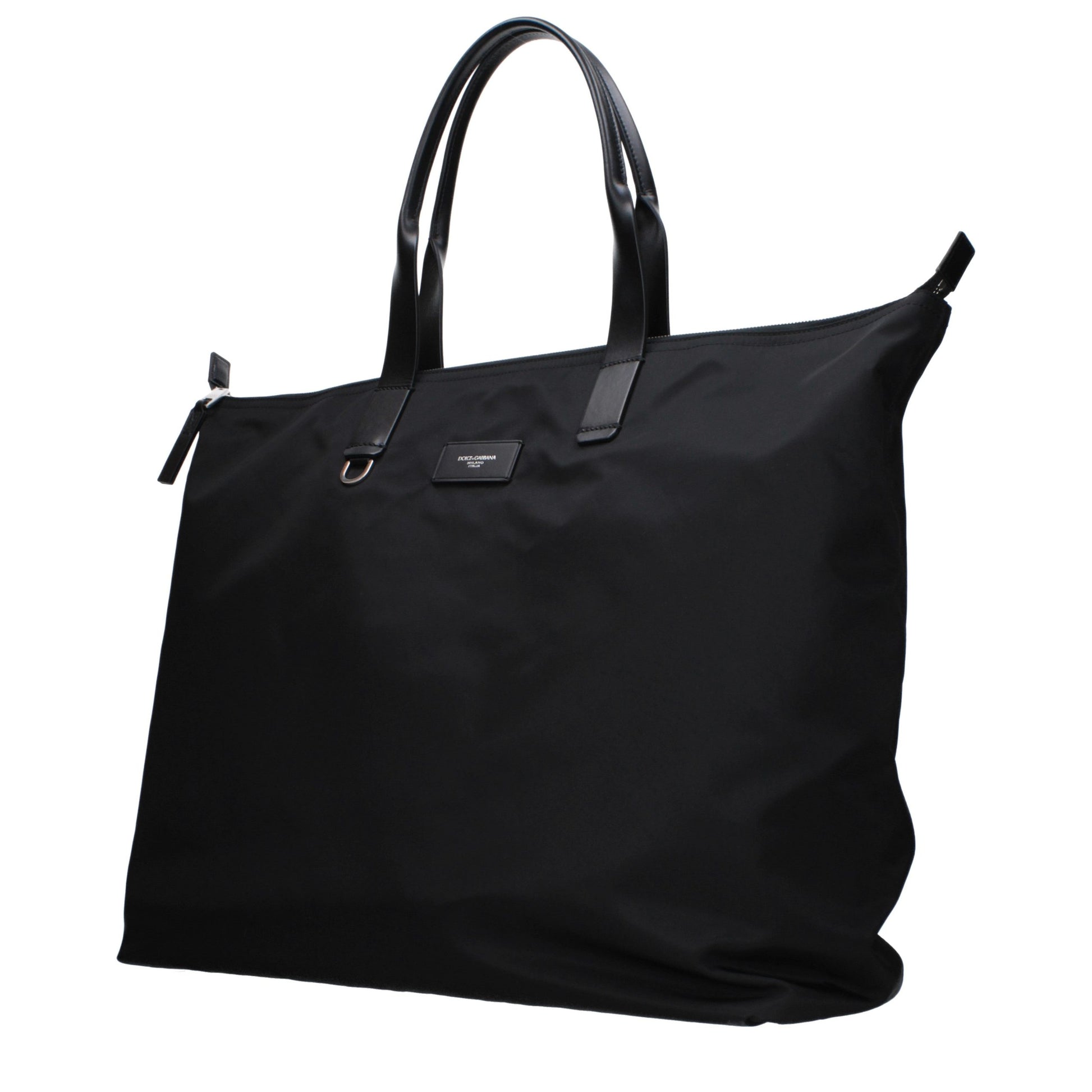 Shoulder Bag by Dolce & Gabbana for men in nylon black features a effortless sophistication silhouette, secured by a with ample and versatile shoulder-strap for a effortless sophistication finish.