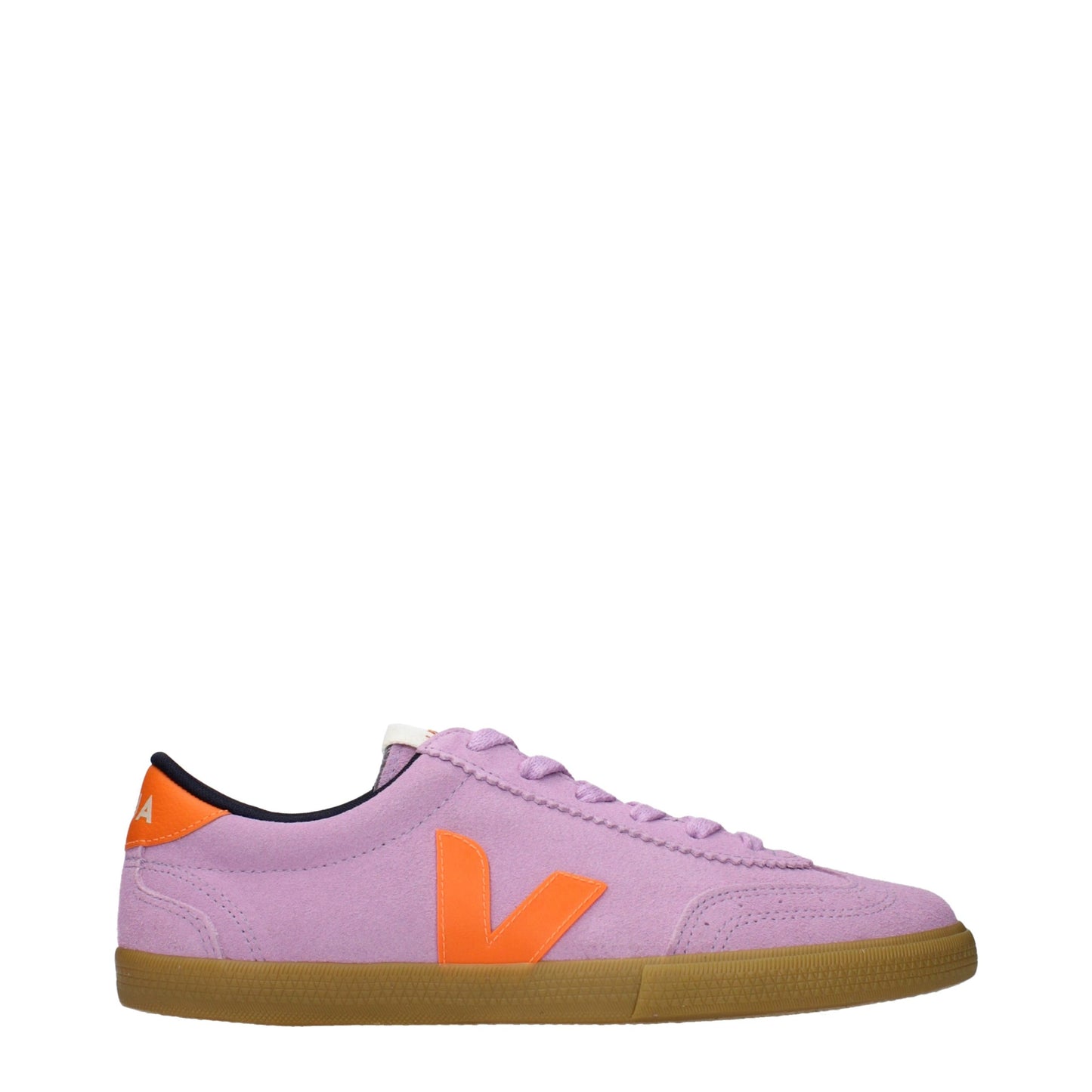 Sneakers by Veja for women in suede leather pink presents a on trend silhouette from the Women's Low Top Suede Leather Sneakers collection, showcasing a on trend low-top style for an elevated aesthetic.