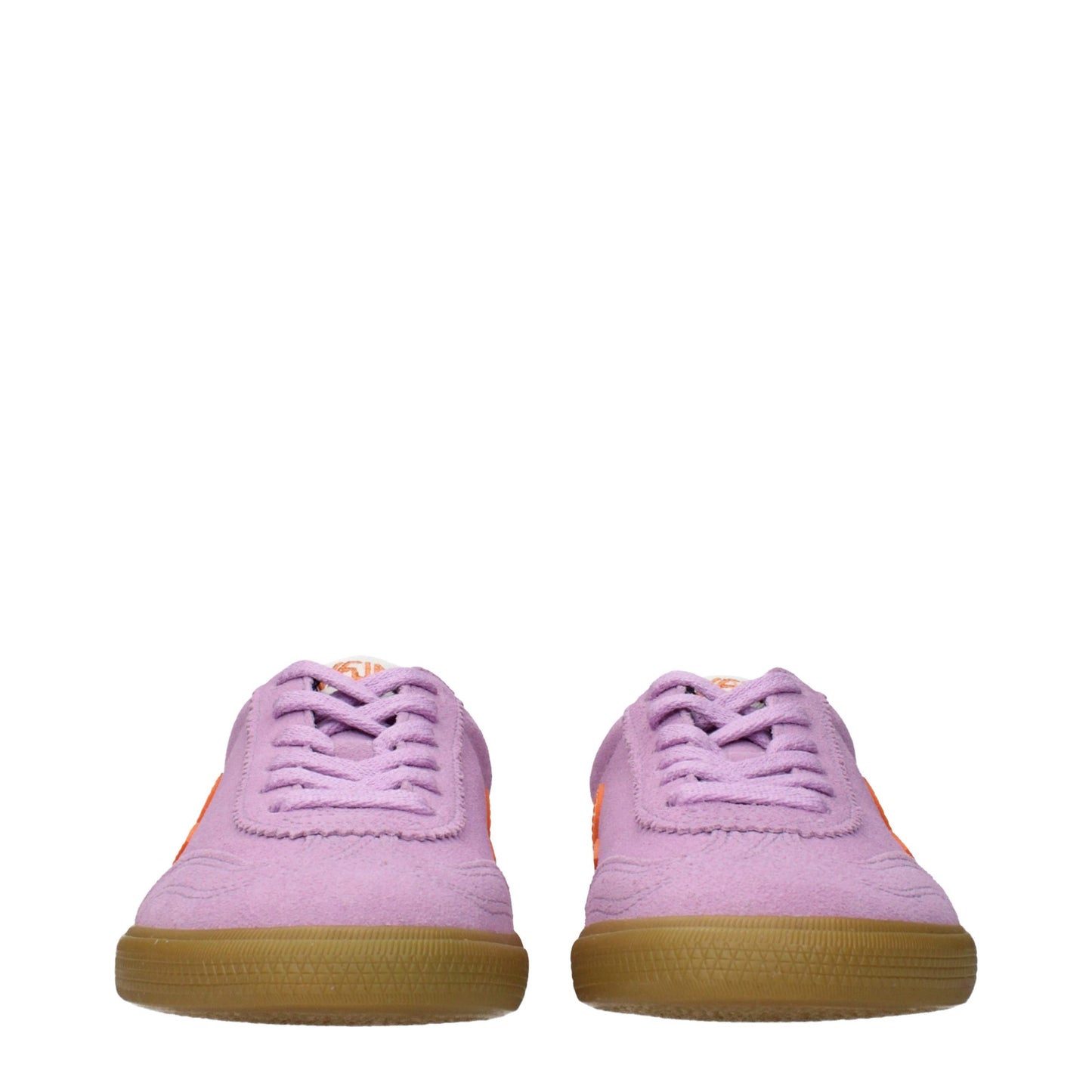 Sneakers by Veja for women in suede leather pink presents a impeccable silhouette as Women's Low Top Suede Leather Sneakers, expertly defined by a impeccable low-top style for a impeccable, high-fashion look.