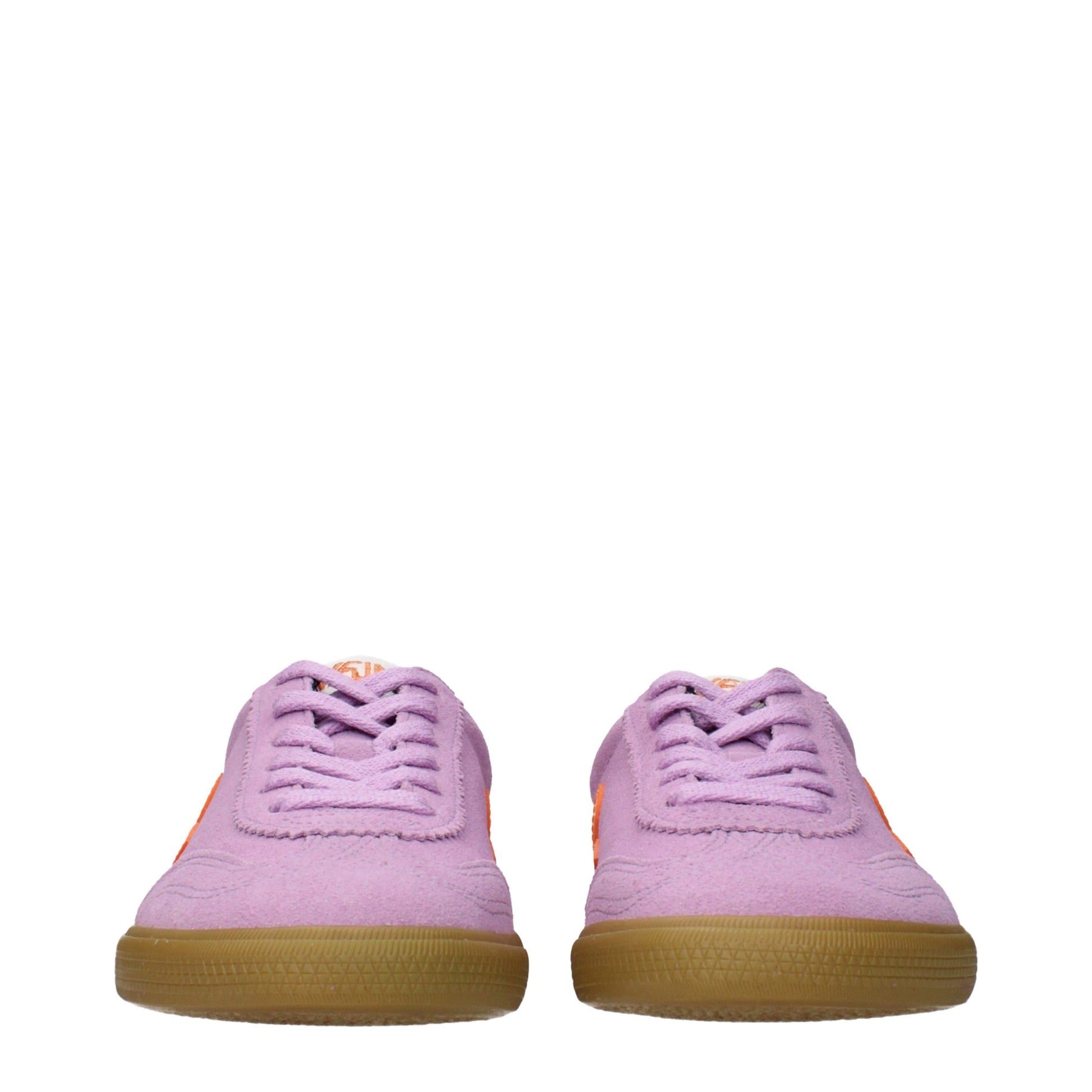 Sneakers by Veja for women in suede leather pink presents a impeccable silhouette as Women's Low Top Suede Leather Sneakers, expertly defined by a impeccable low-top style for a impeccable, high-fashion look.