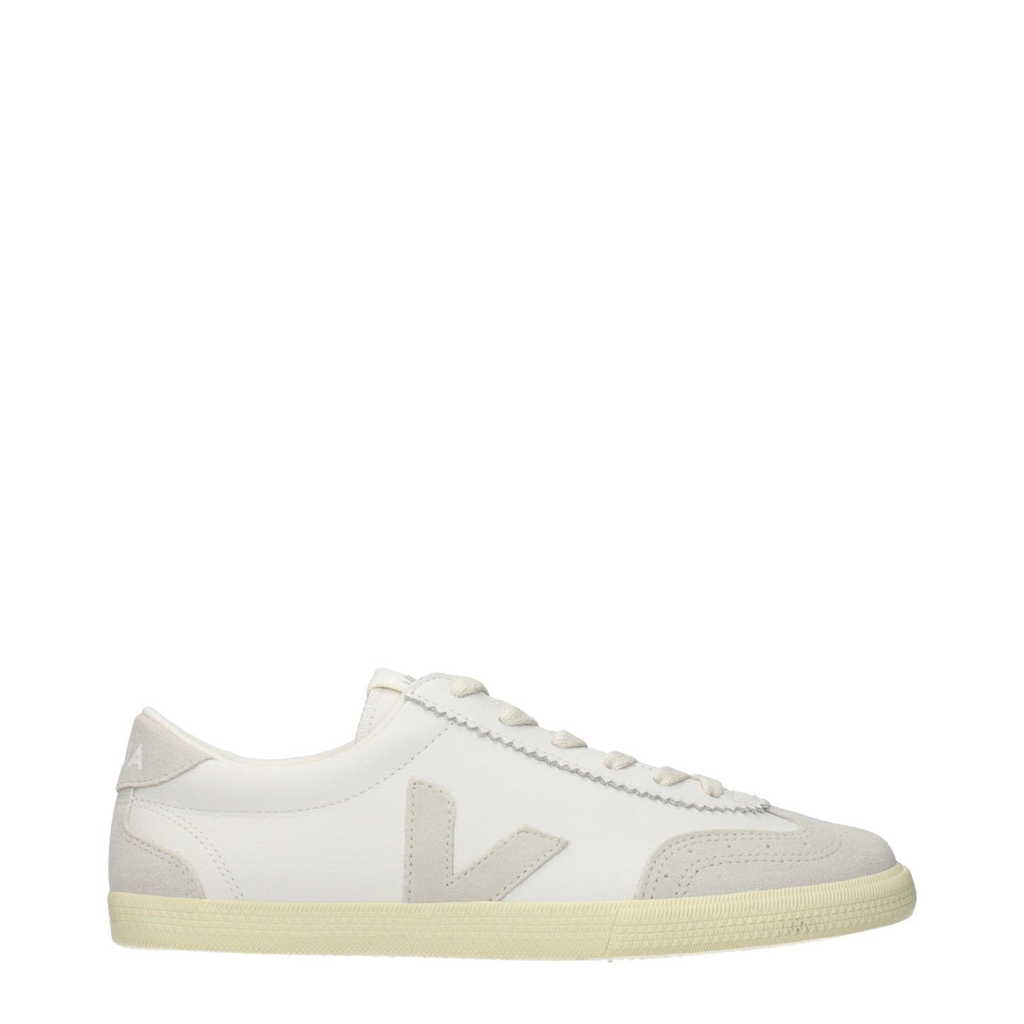 Sneakers by Veja for women in leather blue & white features an fashionable silhouette, showcasing the premium Women's Low Top Leather Sneakers in a fashionable low-top style that offers a fashionable finish for refined style.