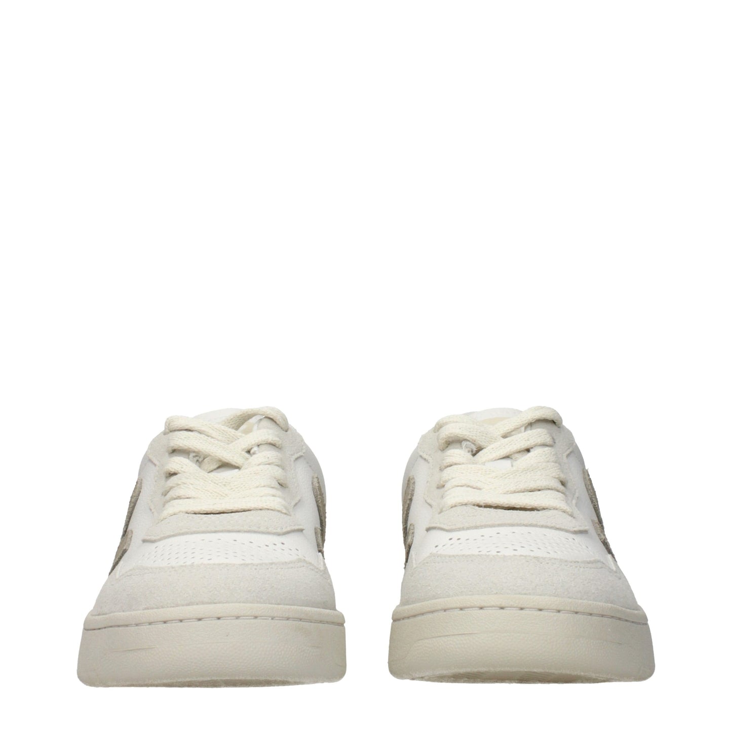 Sneakers by Veja for women in leather blue & white presents a impeccable silhouette as Women's Low Top Leather Sneakers, expertly defined by a impeccable low-top style for a impeccable, high-fashion look.