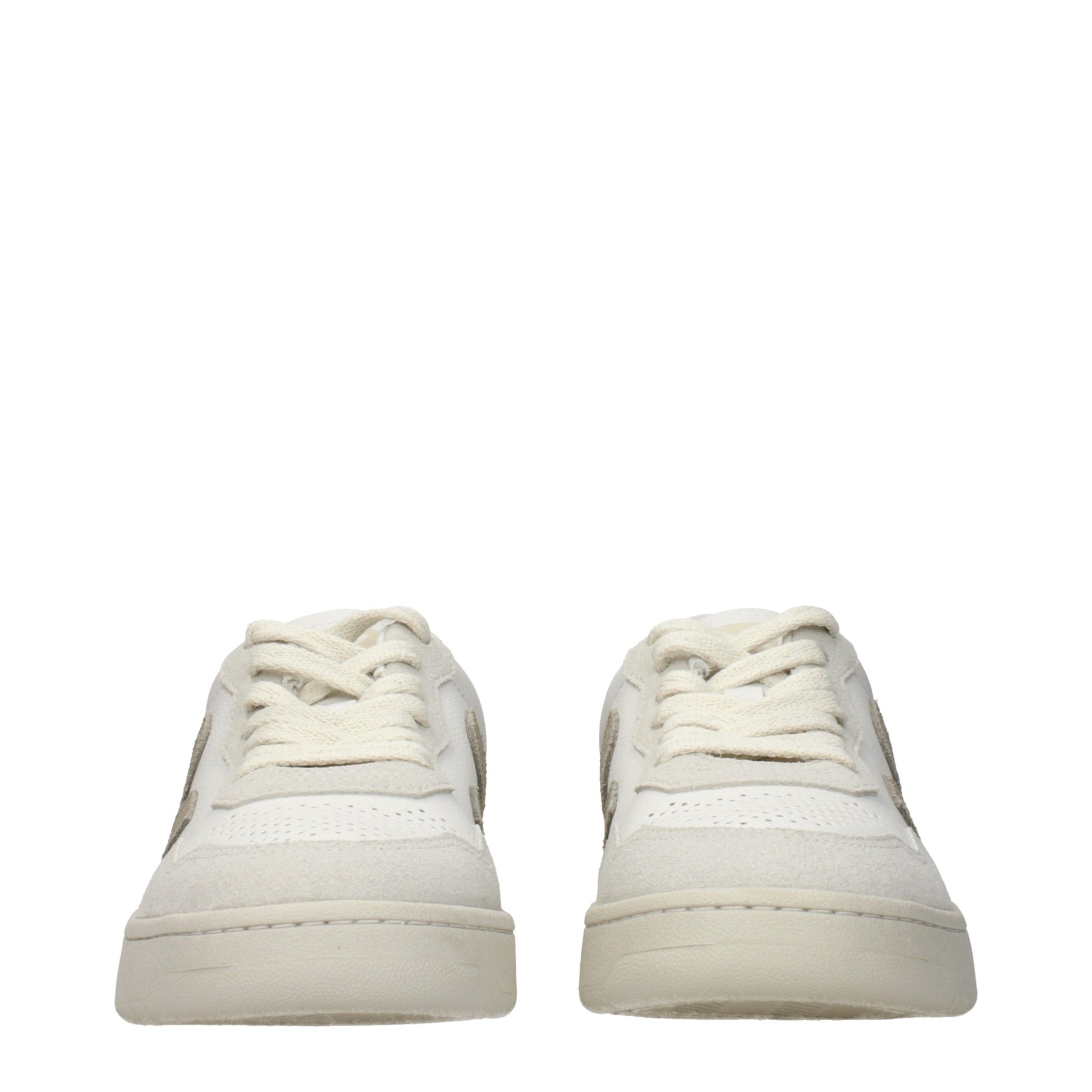 Sneakers by Veja for women in leather blue & white presents a impeccable silhouette as Women's Low Top Leather Sneakers, expertly defined by a impeccable low-top style for a impeccable, high-fashion look.
