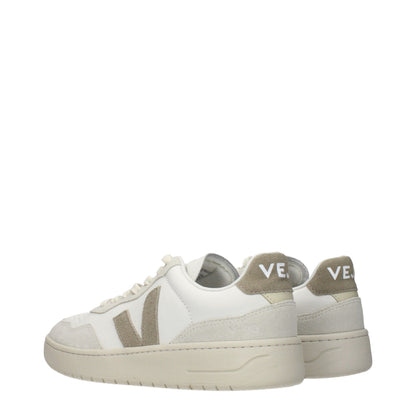 Sneakers by Veja for women in leather blue & white presents a on trend silhouette from the Women's Low Top Leather Sneakers collection, showcasing a on trend low-top style for an elevated aesthetic.