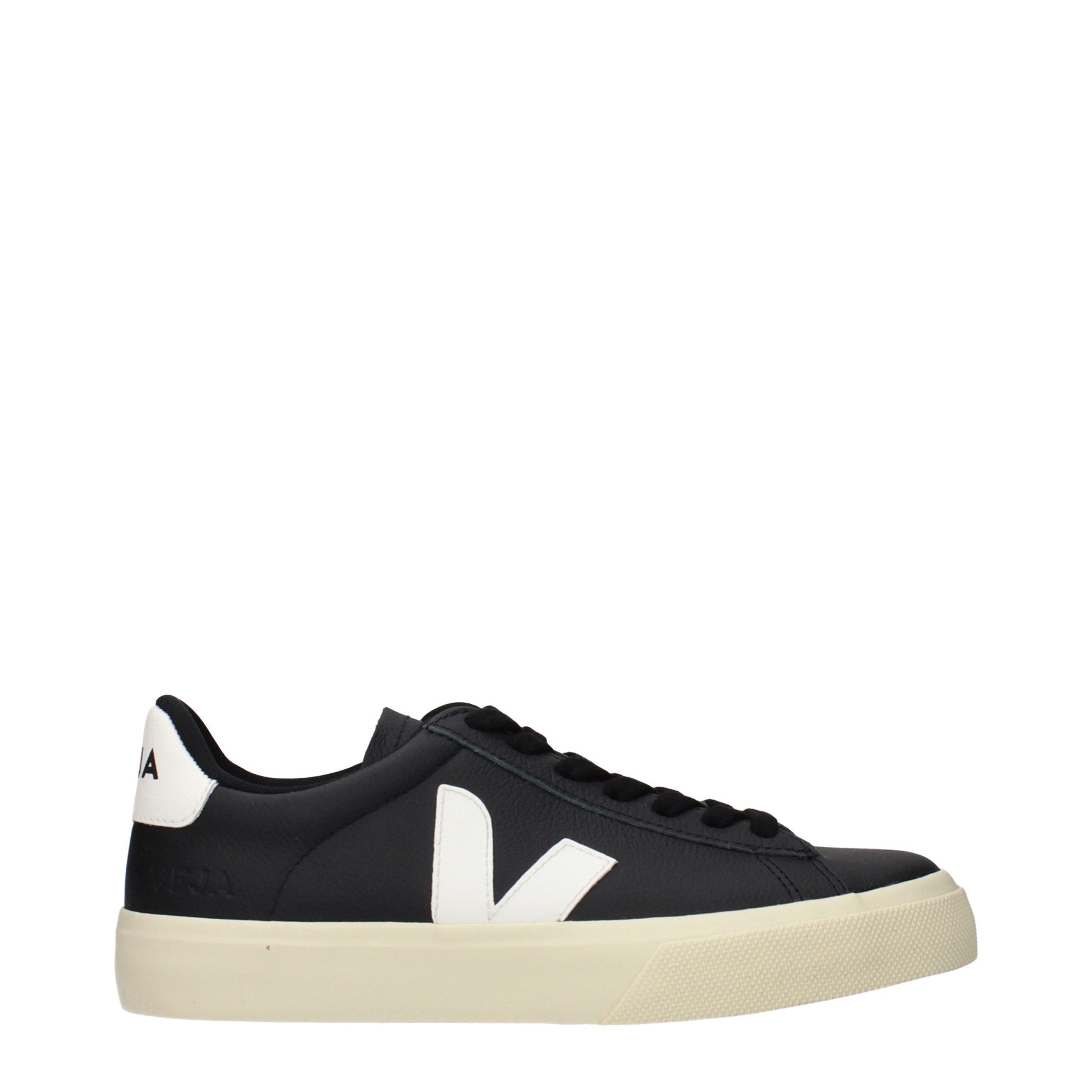 Sneakers by Veja for women in leather black features an fashionable silhouette, showcasing the premium Women's Low Top Leather Sneakers in a fashionable low-top style that offers a fashionable finish for refined style.