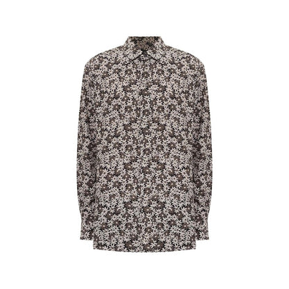 Tom Ford Bicolor Cotton Pattern Shirt
