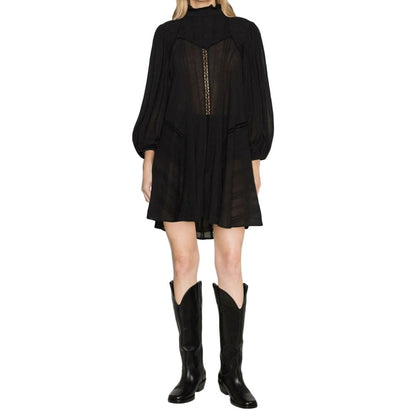ISABEL MARANT ETOILE Black Cotton Casual Dress