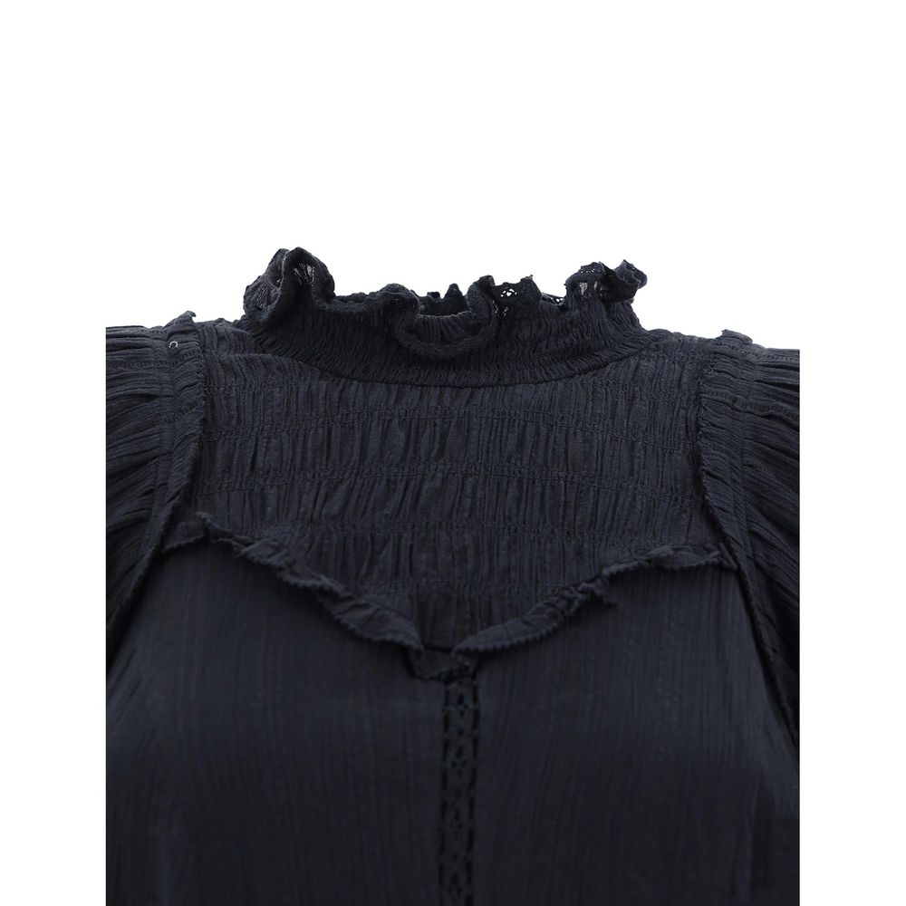 ISABEL MARANT ETOILE Black Cotton Casual Dress
