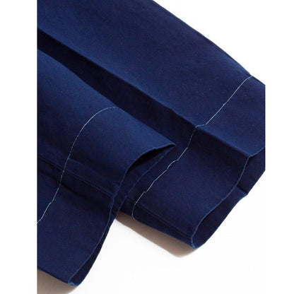 Maison Margiela Blue Cotton Casual Pants