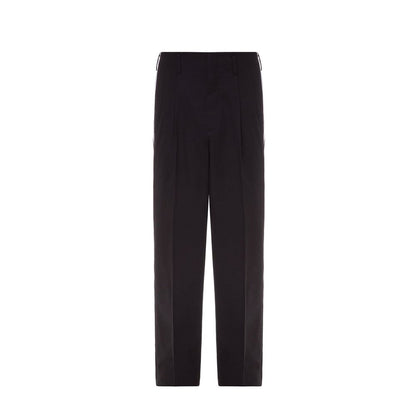 Dolce & Gabbana Black Cotton Casual Pants