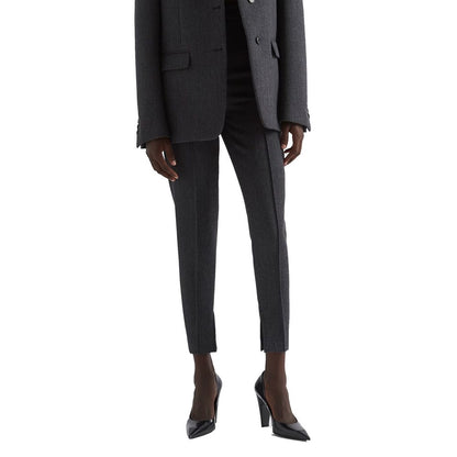 Prada Gray Elastane Dress Pants