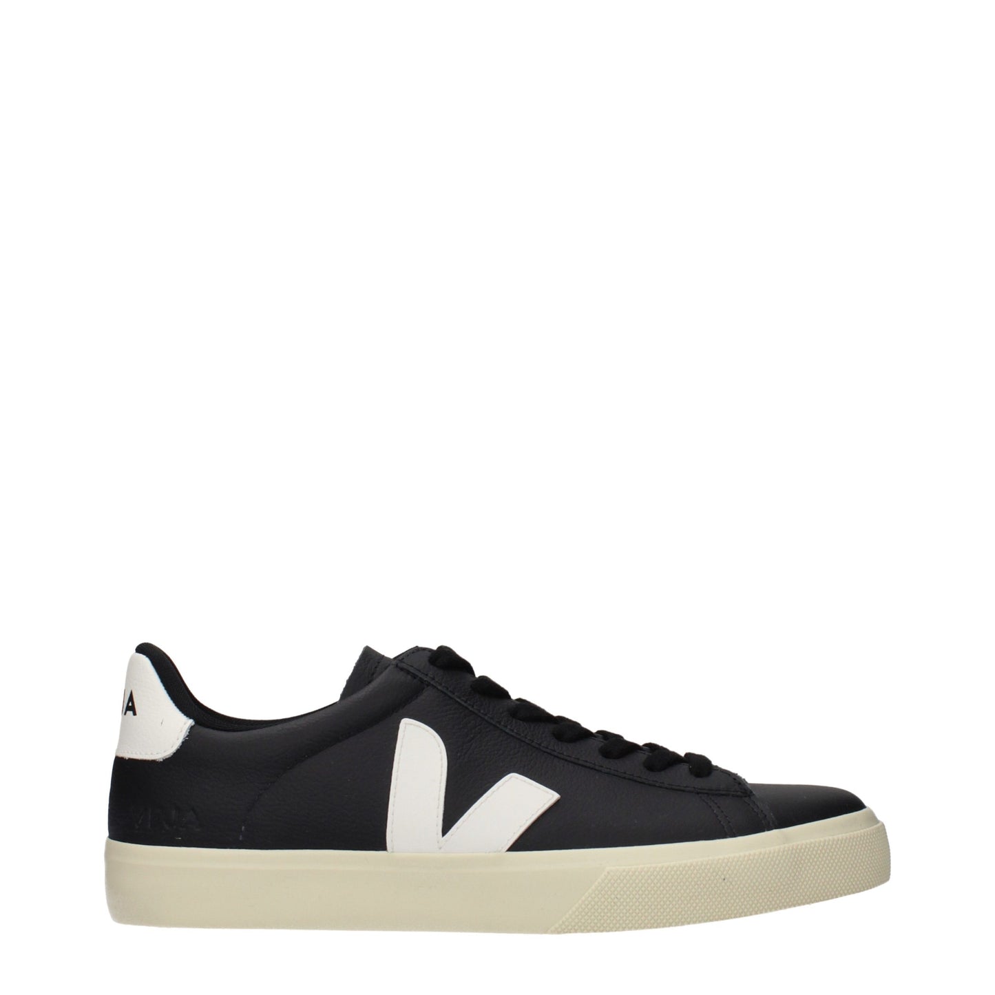Sneakers by Veja for men in leather black features an versatile design from the Men's Low Top Leather Sneakers collection, highlighting a versatile low-top style for a premium, high-fashion look.
