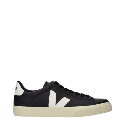 Sneakers by Veja for men in leather black features an versatile design from the Men's Low Top Leather Sneakers collection, highlighting a versatile low-top style for a premium, high-fashion look.