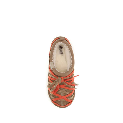 Sandals by UGG for men in acetate suede leather multicolor & signature features an architectural design from the Men's Acetate Suede Leather Sandals collection, defined by a architectural and for a architectural finish.