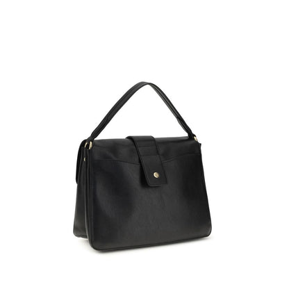Small Crossbody Shoulder Bag by Burberry for women in polyurethane suede leather black presents a versatile silhouette, showcasing a secure snap & buckle and versatile with versatile crossbody-strap, shoulder-strap, handle, adjustable-strap & detachable-strap for a sophisticated look.