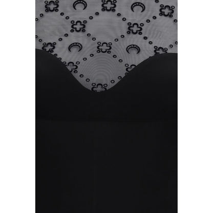 One-Piece by Marine Serre for women in polyamide velvet black & signature features a alluring silhouette, artfully detailed with a alluring and for a truly alluring finish.