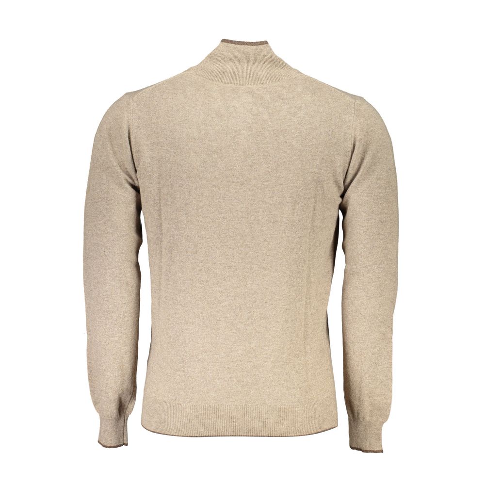 Sweater by North Sails for men in cashmere viscose beige showcases an masterful silhouette, artfully detailed with a masterful and for a sophisticated, premium finish.