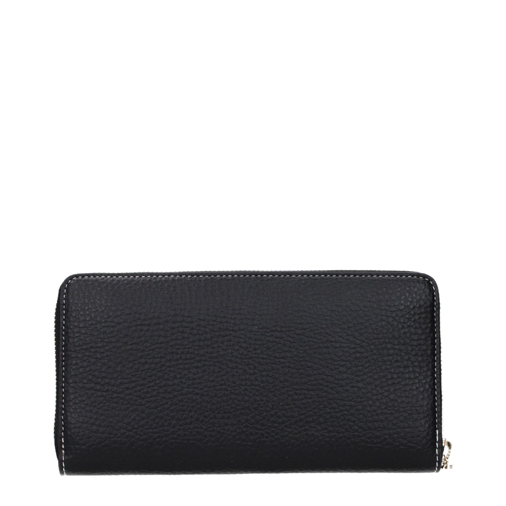 Wallet by Stella McCartney for women in leather black showcases a refined silhouette, artfully capturing the essence of the refined Leather Wallet design with functional eco-friendly.