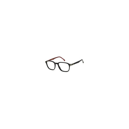 Eyeglasses Frames by Carrera for men in acetate black showcases a reflective silhouette, artfully incorporating a sophisticated black coloured frame with a distinct full-frame frame design.