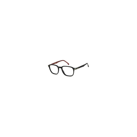 Eyeglasses Frames by Carrera for men in acetate black showcases a reflective silhouette, artfully incorporating a sophisticated black coloured frame with a distinct full-frame frame design.