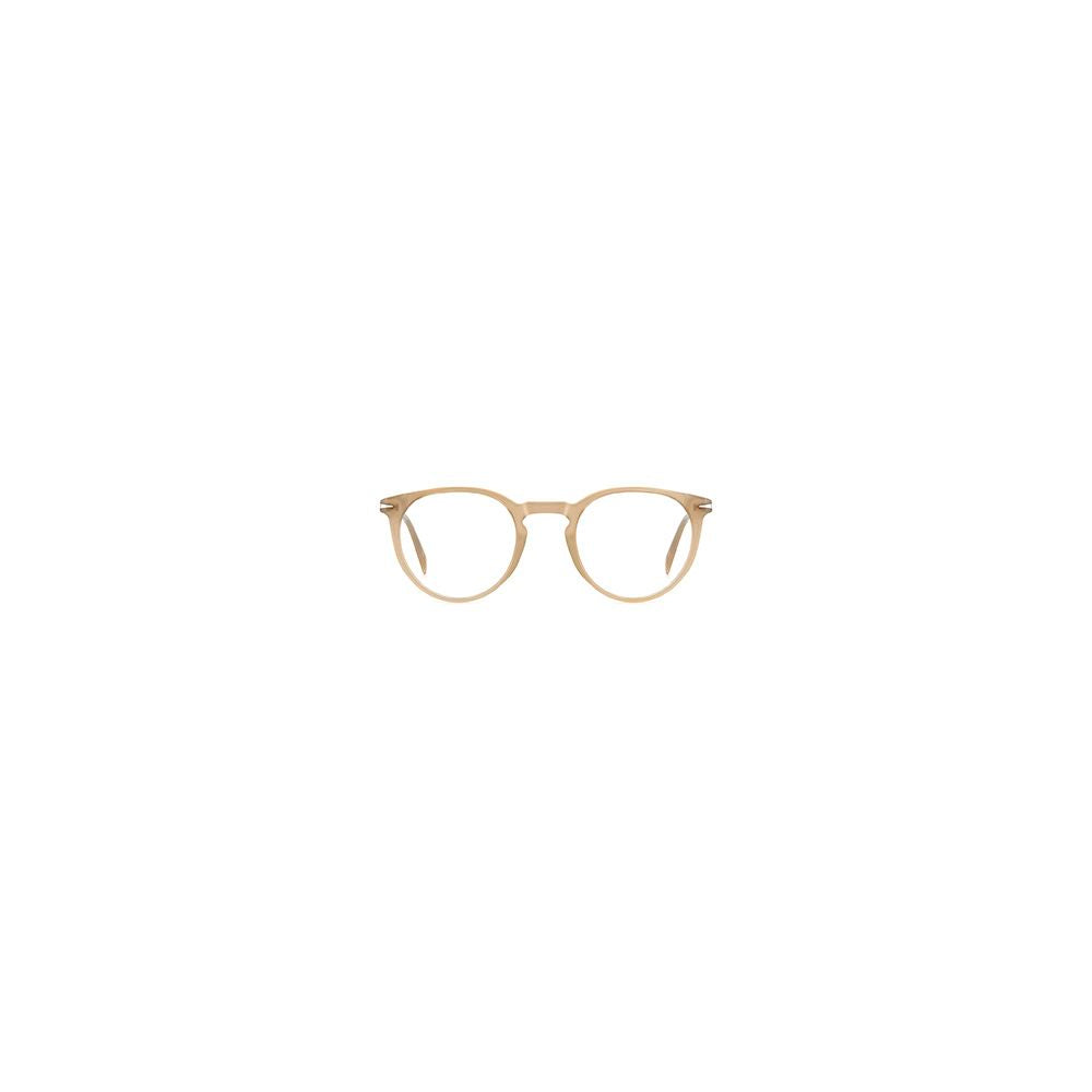Eyeglasses Frames by David Beckham for men in acetate and beige showcases an refined full-frame frame design featuring a sophisticated beige coloured frame for an refined and refined aesthetic.