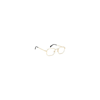 Eyeglasses Frames by David Beckham for men in metal gold features a refined silhouette, showcasing a refined gold coloured frame and full-frame frame design for a sophisticated, premium look.