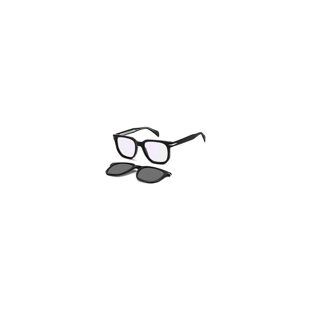 Eyeglasses Frames by David Beckham for men in acetate and black showcases an refined full-frame frame design featuring a sophisticated black coloured frame for an refined and refined aesthetic.