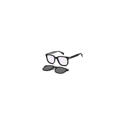 Eyeglasses Frames by David Beckham for men in acetate and black showcases an refined full-frame frame design featuring a sophisticated black coloured frame for an refined and refined aesthetic.