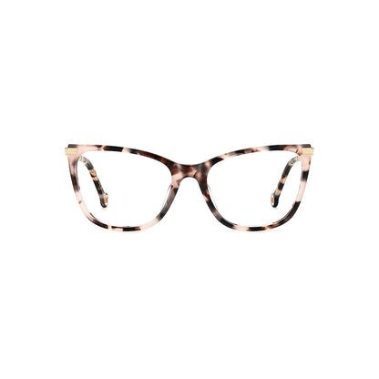 Eyeglasses Frames by Carolina Herrera for women in and multicolor showcases an refined full-frame frame design featuring a sophisticated multicolor coloured frame for an refined and refined aesthetic.