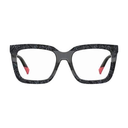 Eyeglasses Frames by Missoni for women in multicolor showcases a reflective silhouette, artfully incorporating a sophisticated multicolor coloured frame with a distinct full-frame frame design.