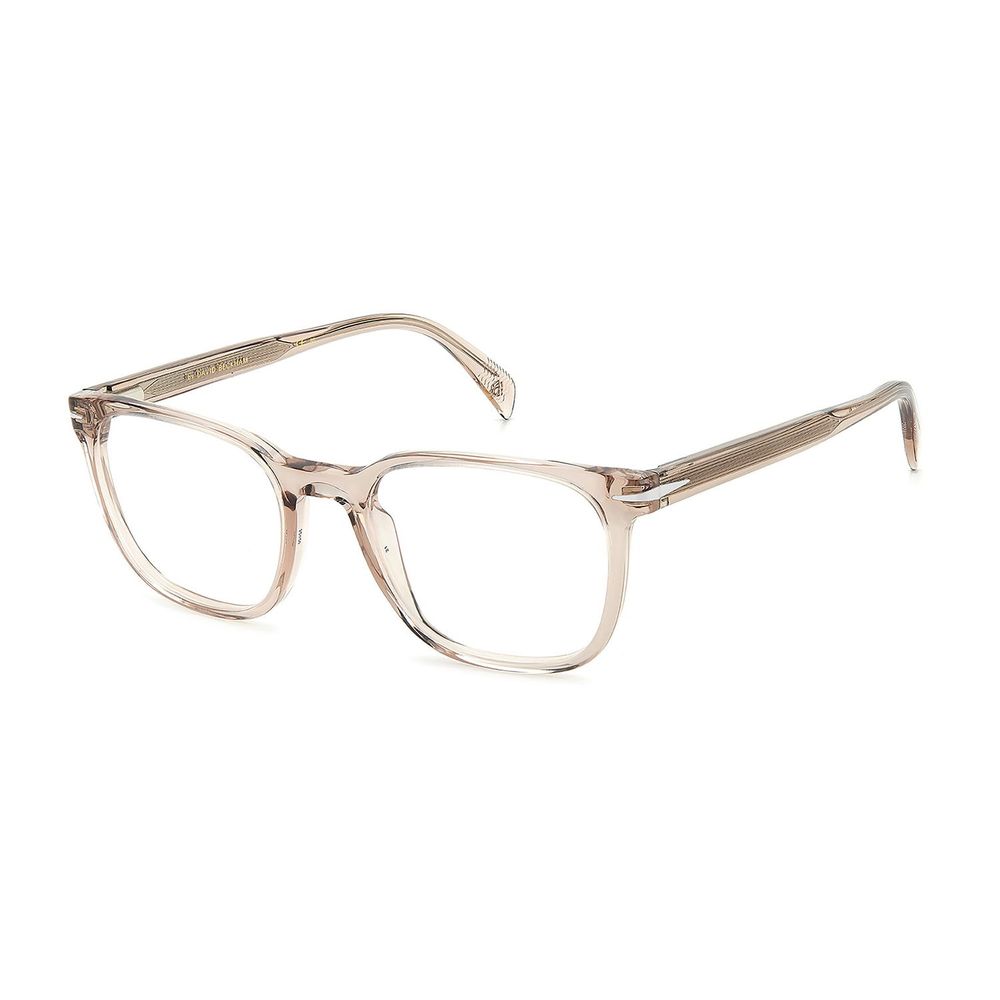 Eyeglasses Frames by David Beckham for men in gold features an refined silhouette, showcasing the refined gold coloured frame and sophisticated full-frame frame design.