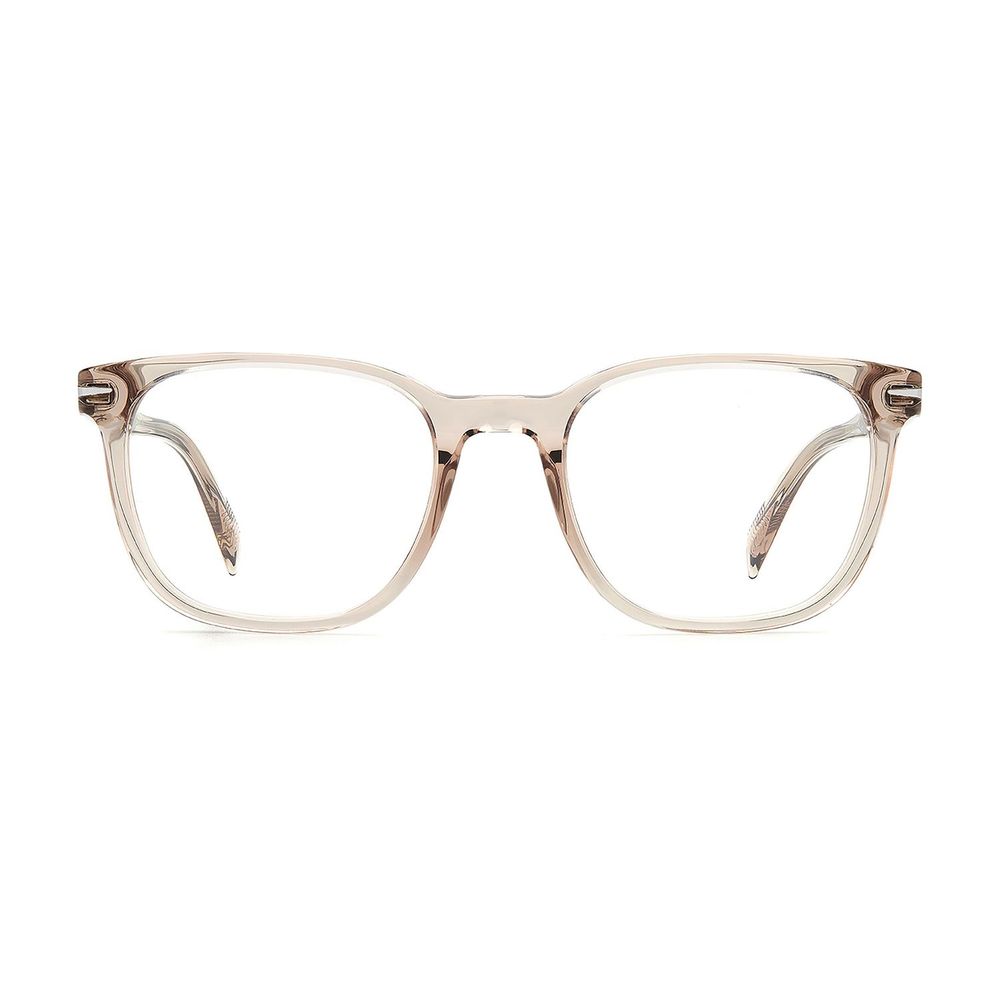 Eyeglasses Frames by David Beckham for men in and gold showcases an refined full-frame frame design featuring a sophisticated gold coloured frame for an refined and refined aesthetic.