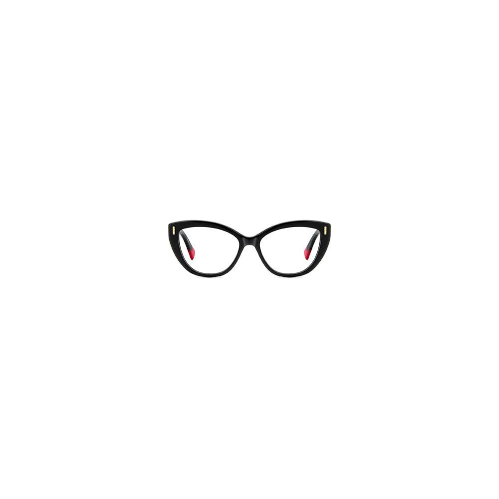 Eyeglasses Frames by Missoni for women in and black showcases a refined silhouette, detailed with a black coloured frame finish and a sophisticated full-frame frame design.