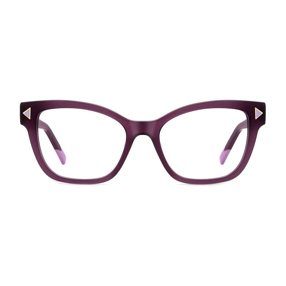 Eyeglasses Frames by Missoni for women in acetate purple showcases a refined full-frame frame design with a refined purple coloured frame finish for a refined and sophisticated look.