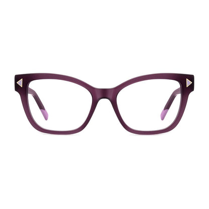 Eyeglasses Frames by Missoni for women in acetate purple showcases a refined full-frame frame design with a refined purple coloured frame finish for a refined and sophisticated look.